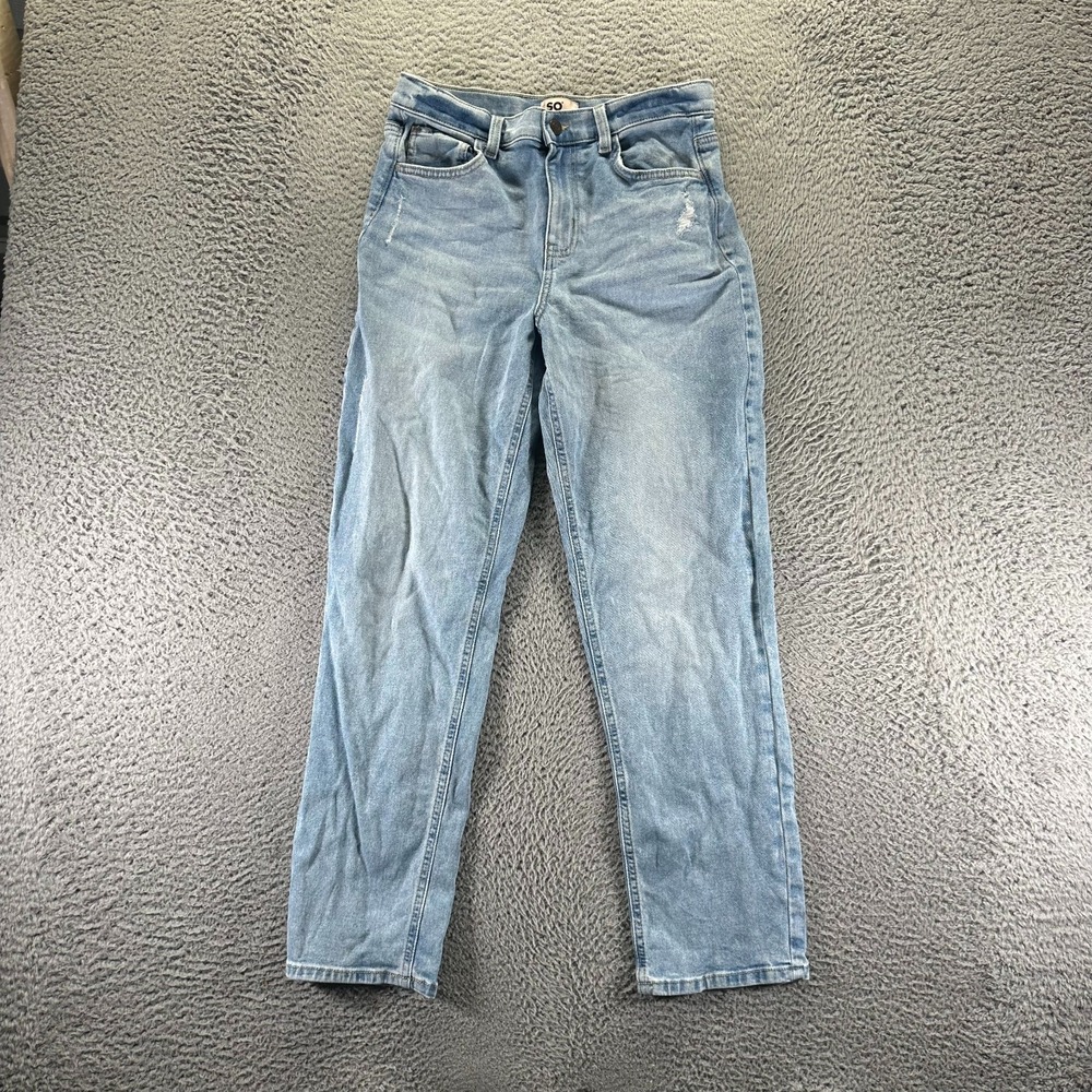 Sonoma Goods For Life Jeans Womens 16 Blue Cotton Denim Straight Faded Stretch